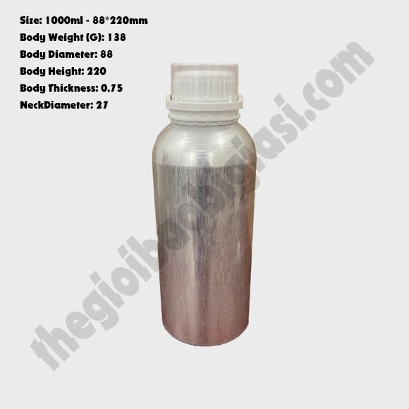 CHAI NHÔM 1000ML