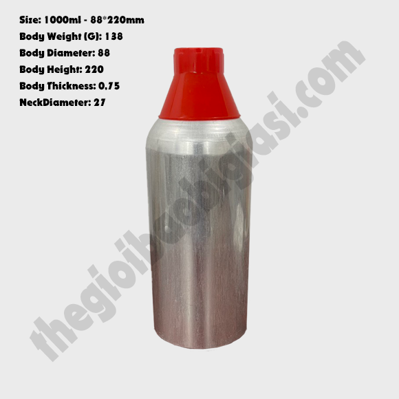 CHAI NHÔM 1000ML