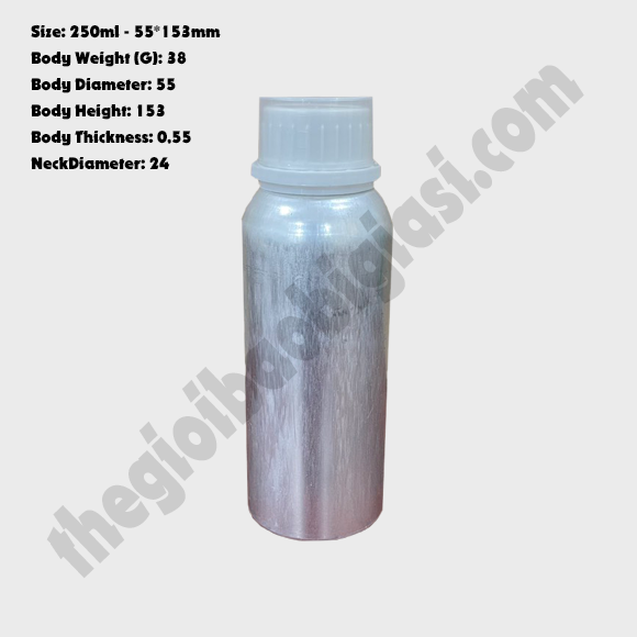 CHAI NHÔM 250ML
