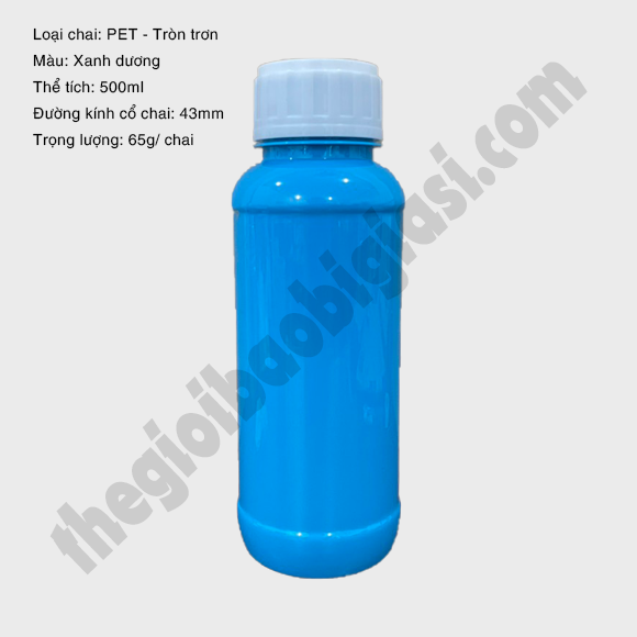 CHAI NHỰA PET TRÒN TRƠN